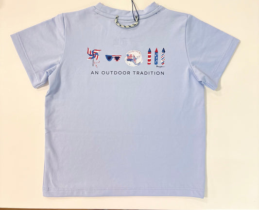 Kids Pro Performance LT blue T-shirt