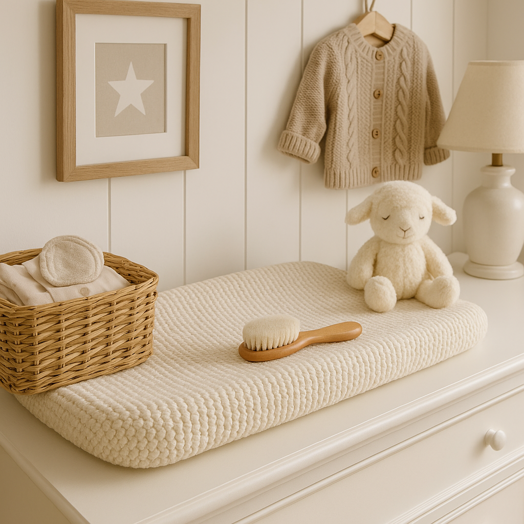 Baby's First Hairbrush in Beechwood - Natural & Gentle