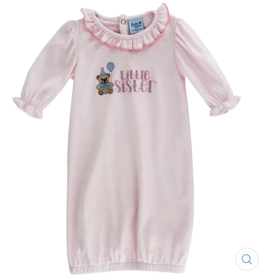 Pink & White Stripe - Little Sister Sac