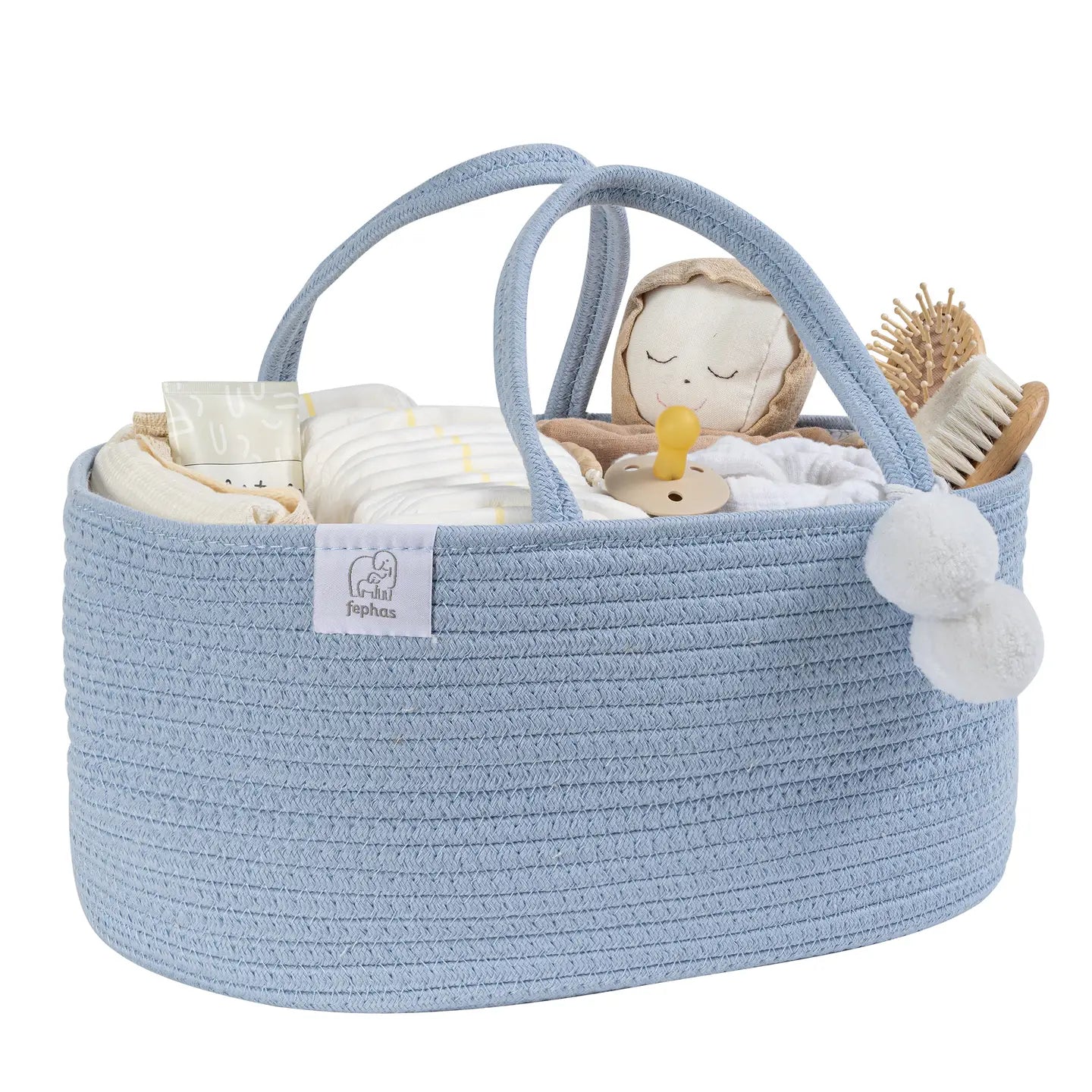 Diaper caddy baby blue