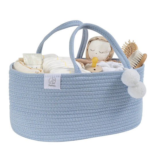 Diaper caddy baby blue