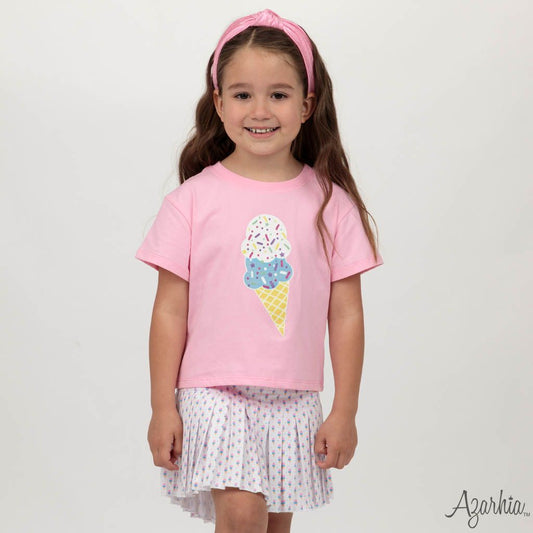 Ice Cream Mini Pleat Skort