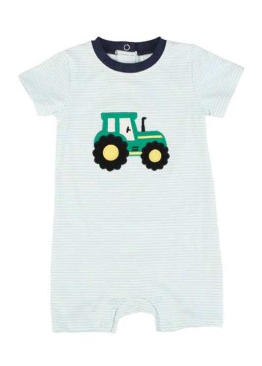 Waylon Boy tractor Romper