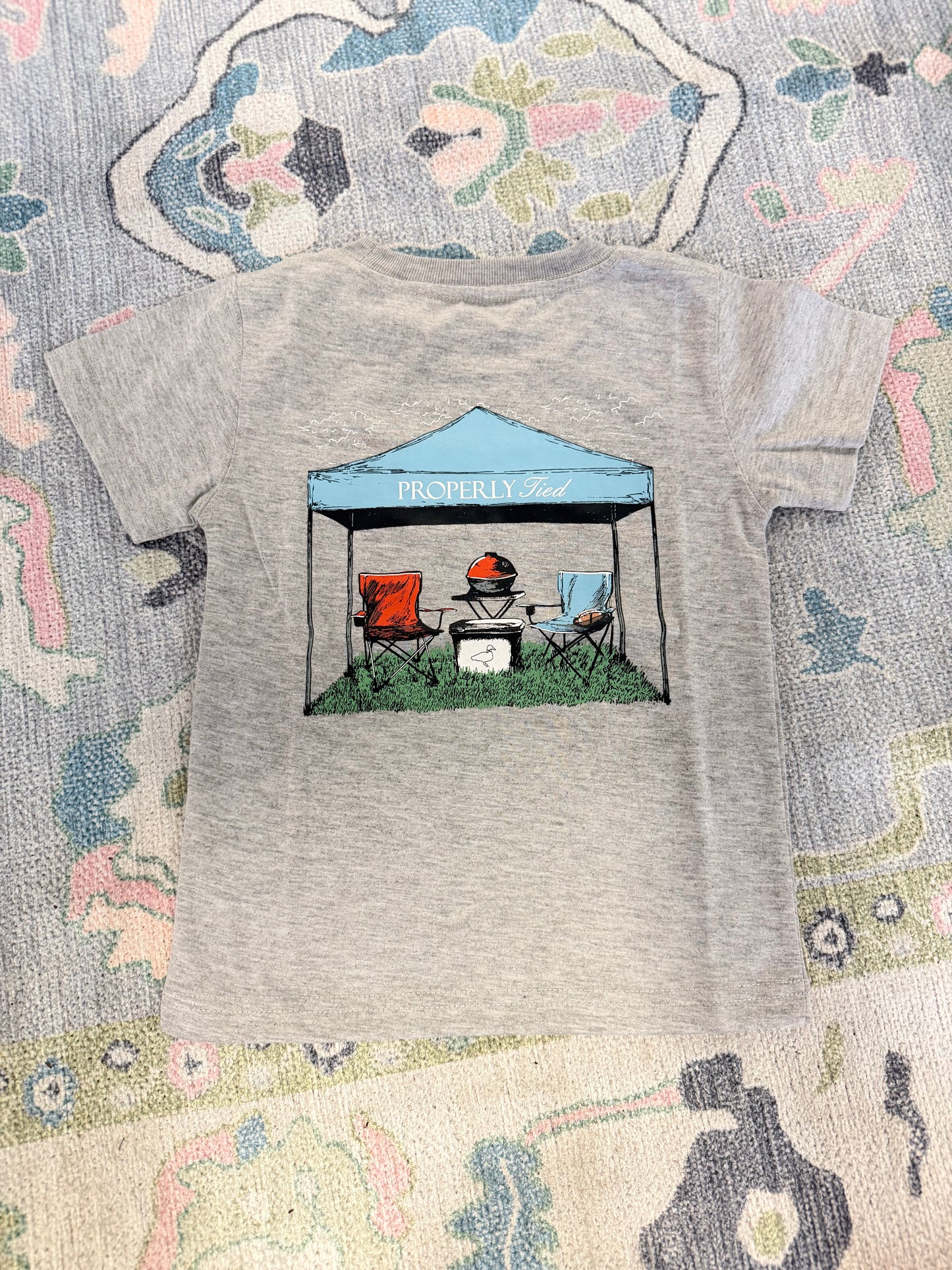 Boys Tailgate SS Light Heather