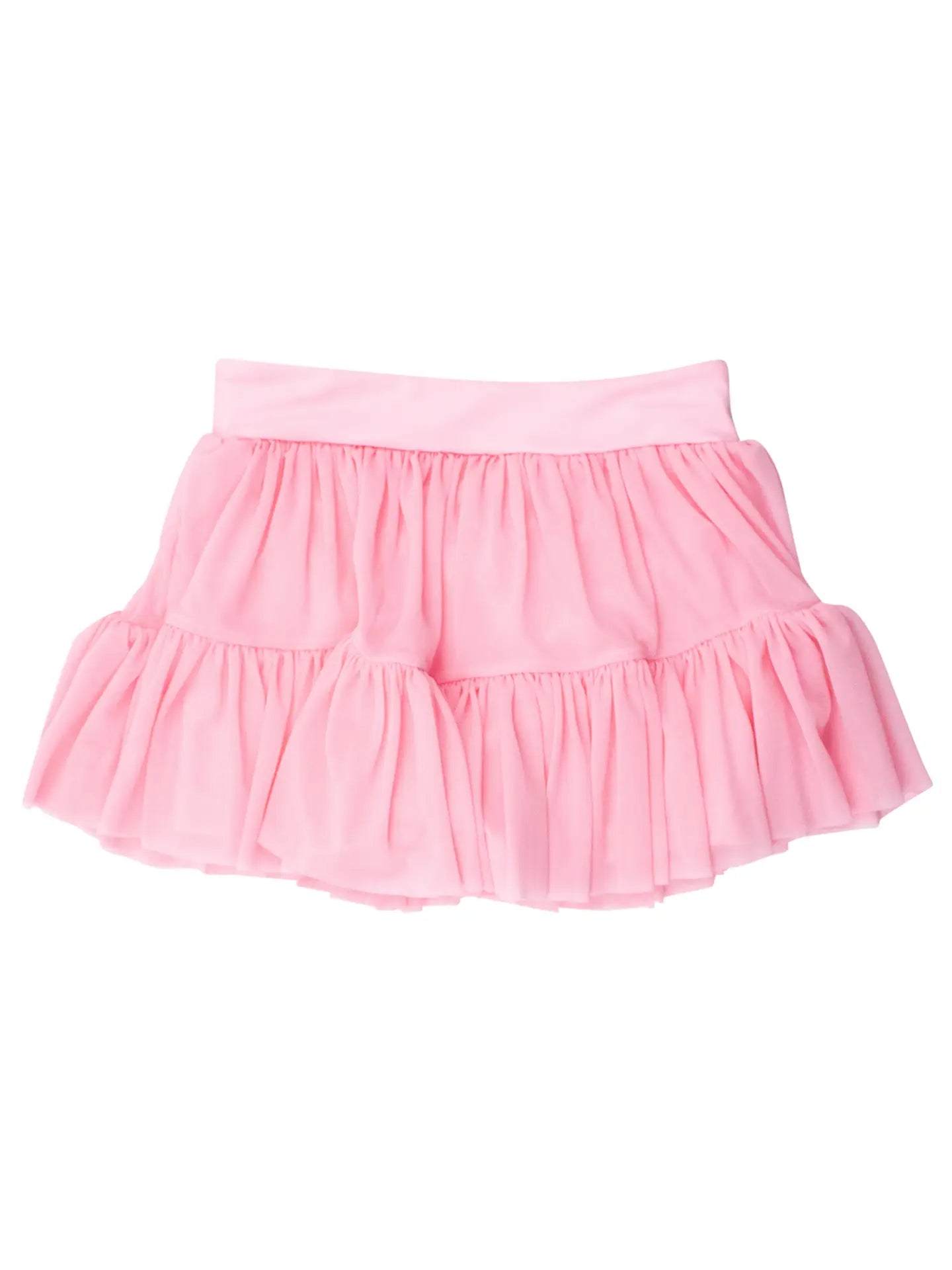 Pink active tulle skort