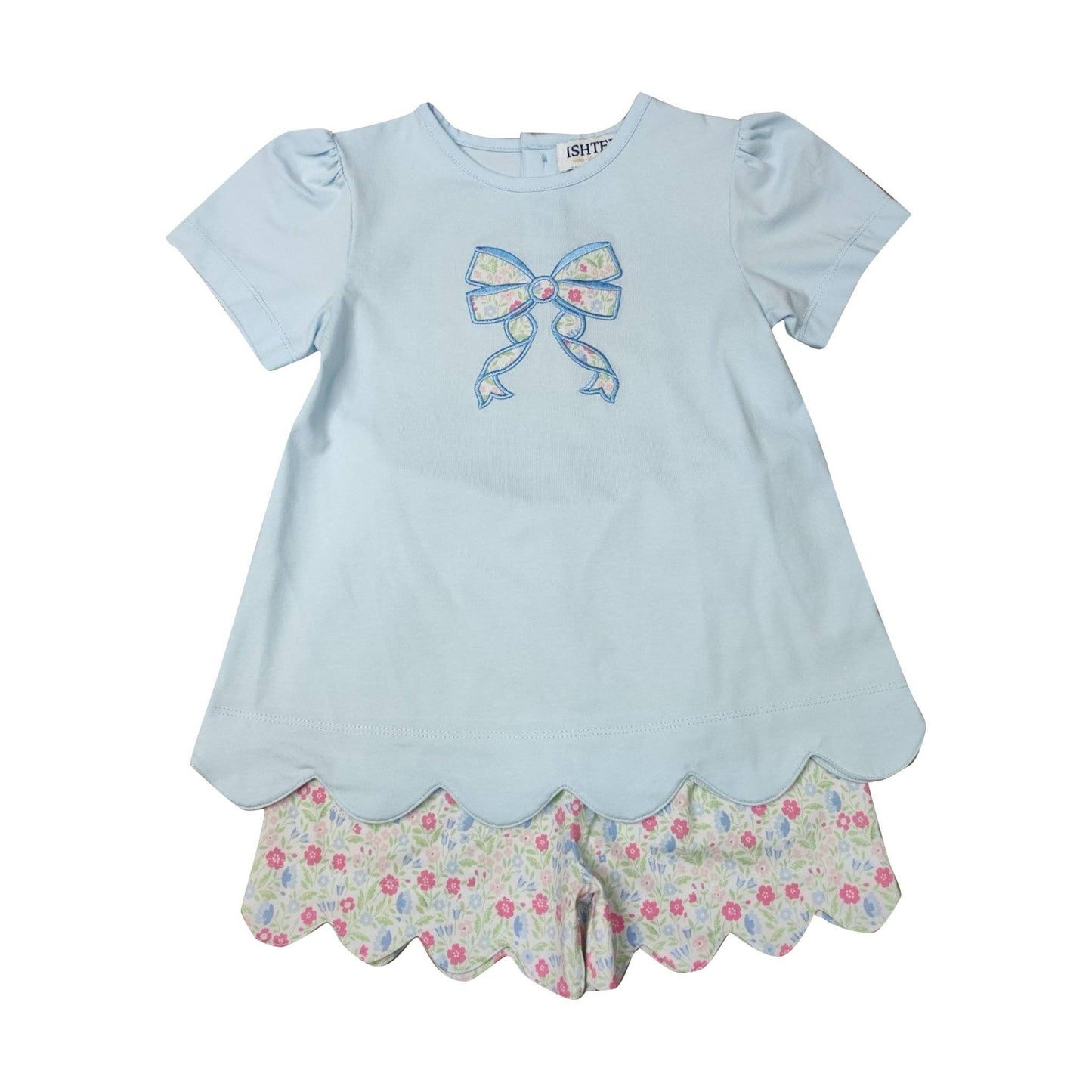 Liberty Flower Girl's Shorts Set