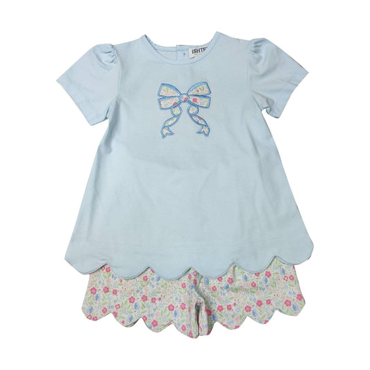 Liberty Flower Girl's Shorts Set