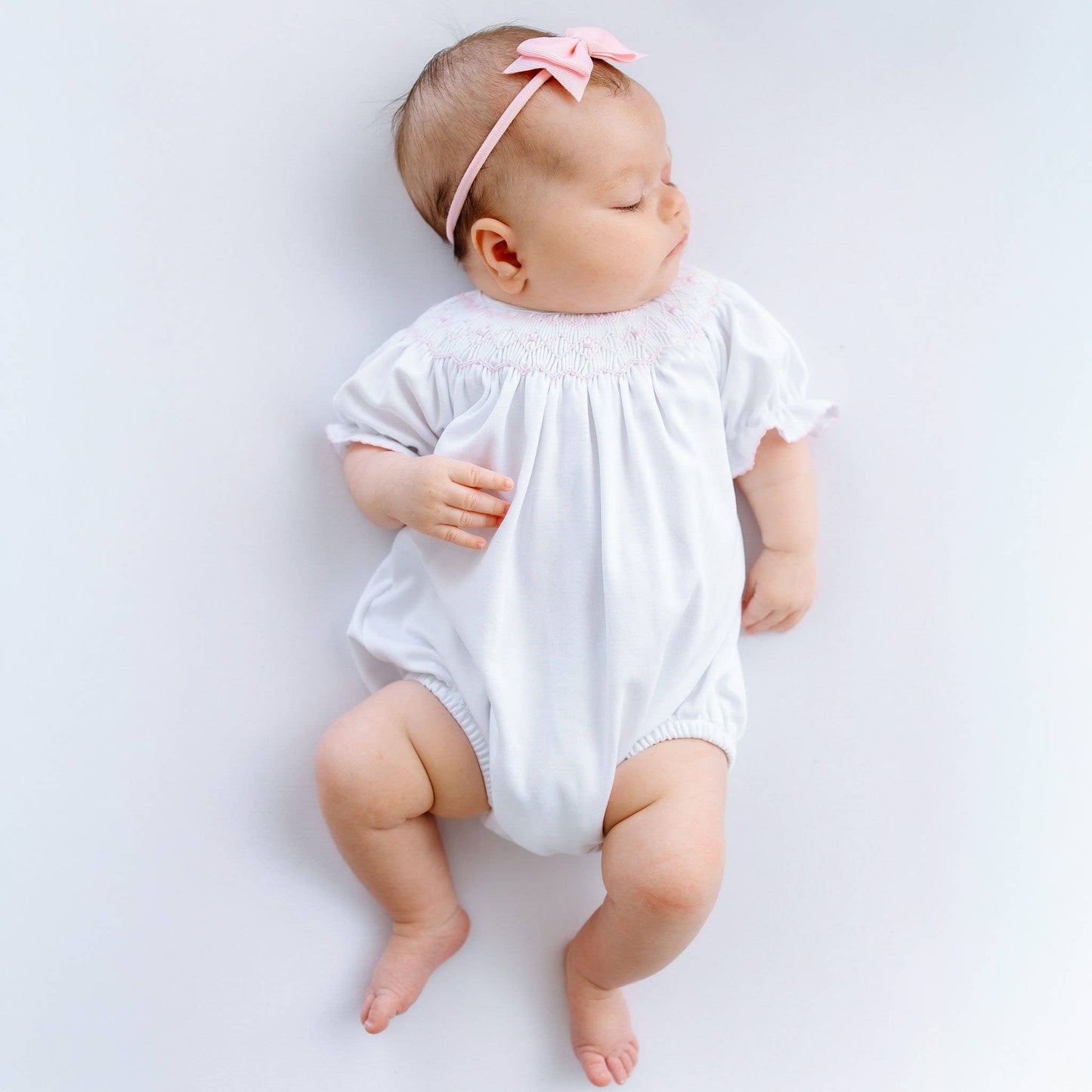 Lizzie's Classics Bishop Short Sleeve Bubble - Pink