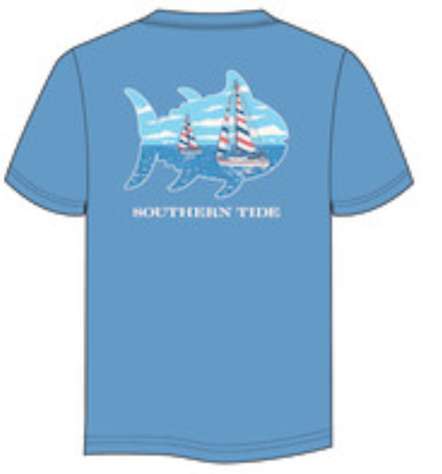 Y SS Sailboat Skipjack Fill Tee