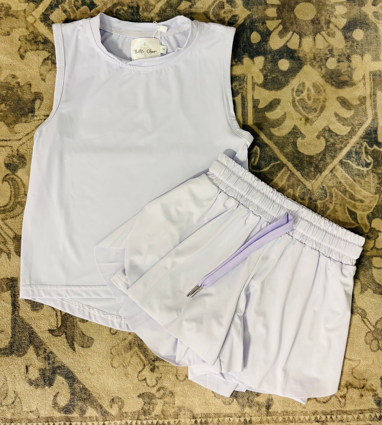Lavender High Low Butterfly Sets