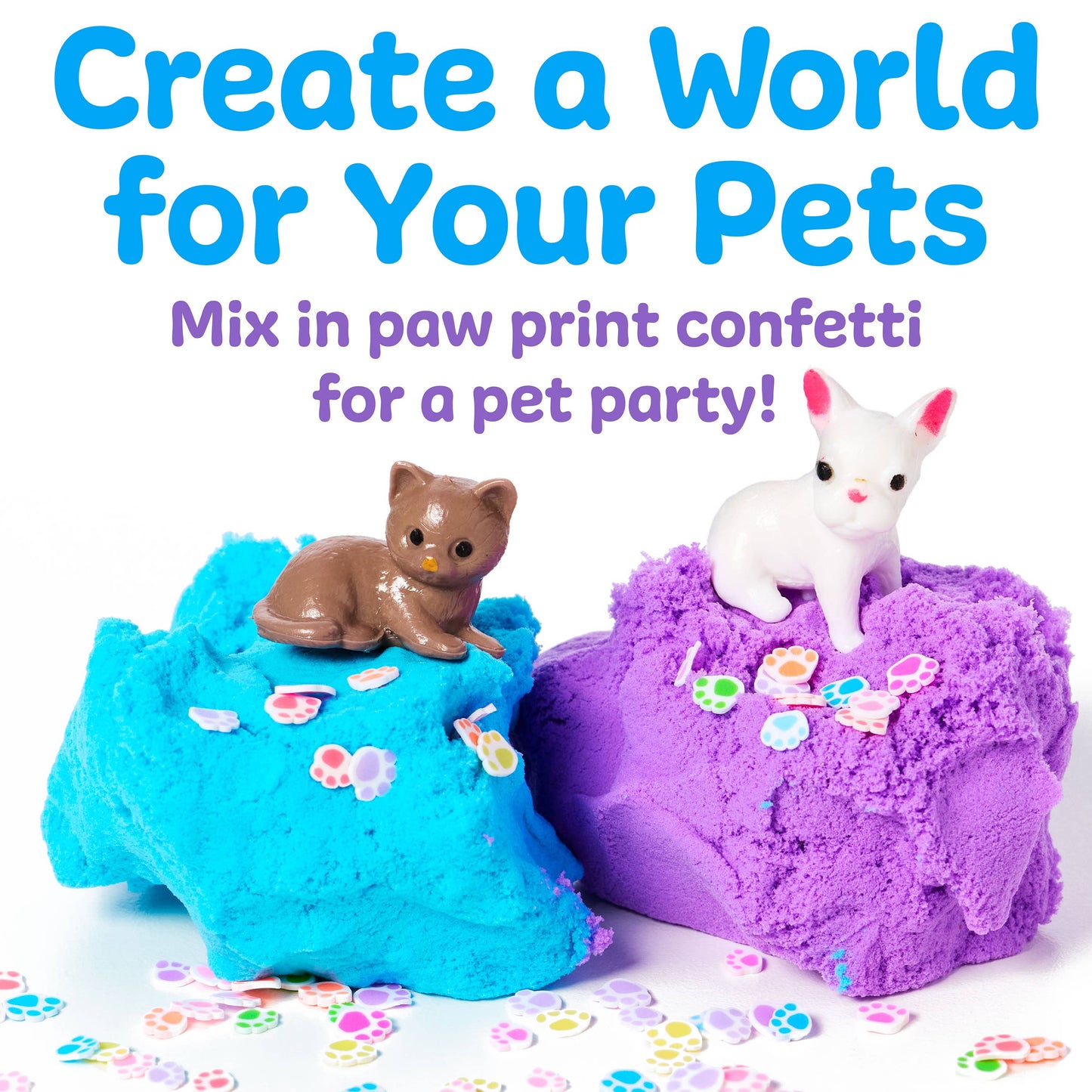 Sensory Mini Play Kit Jar with Cloud Clay: Pets Theme