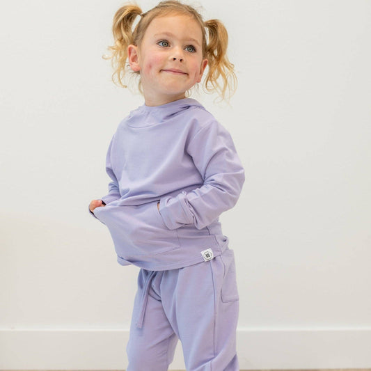 Hooded Jogger Set lavender