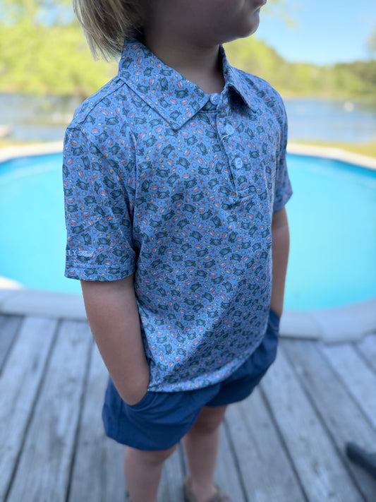 boys polo crab shore