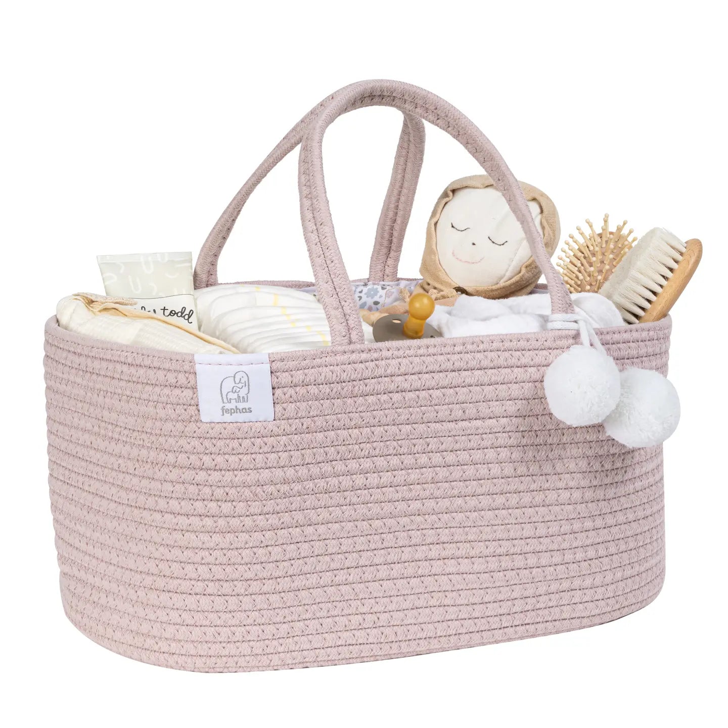 Diaper caddy rose