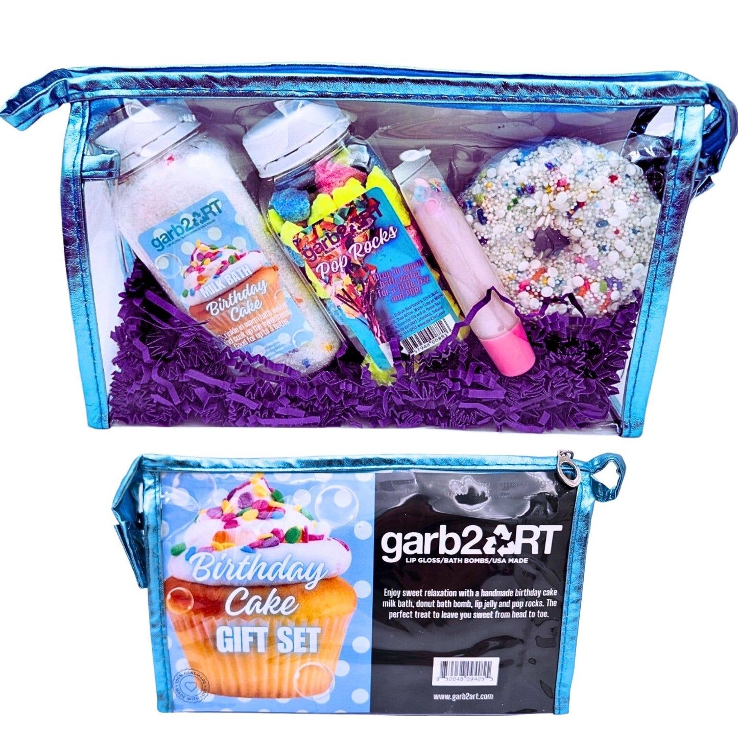 Fizz Gift Set | Birthday Cake Bath Bomb