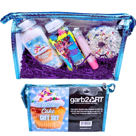 Fizz Gift Set | Birthday Cake Bath Bomb
