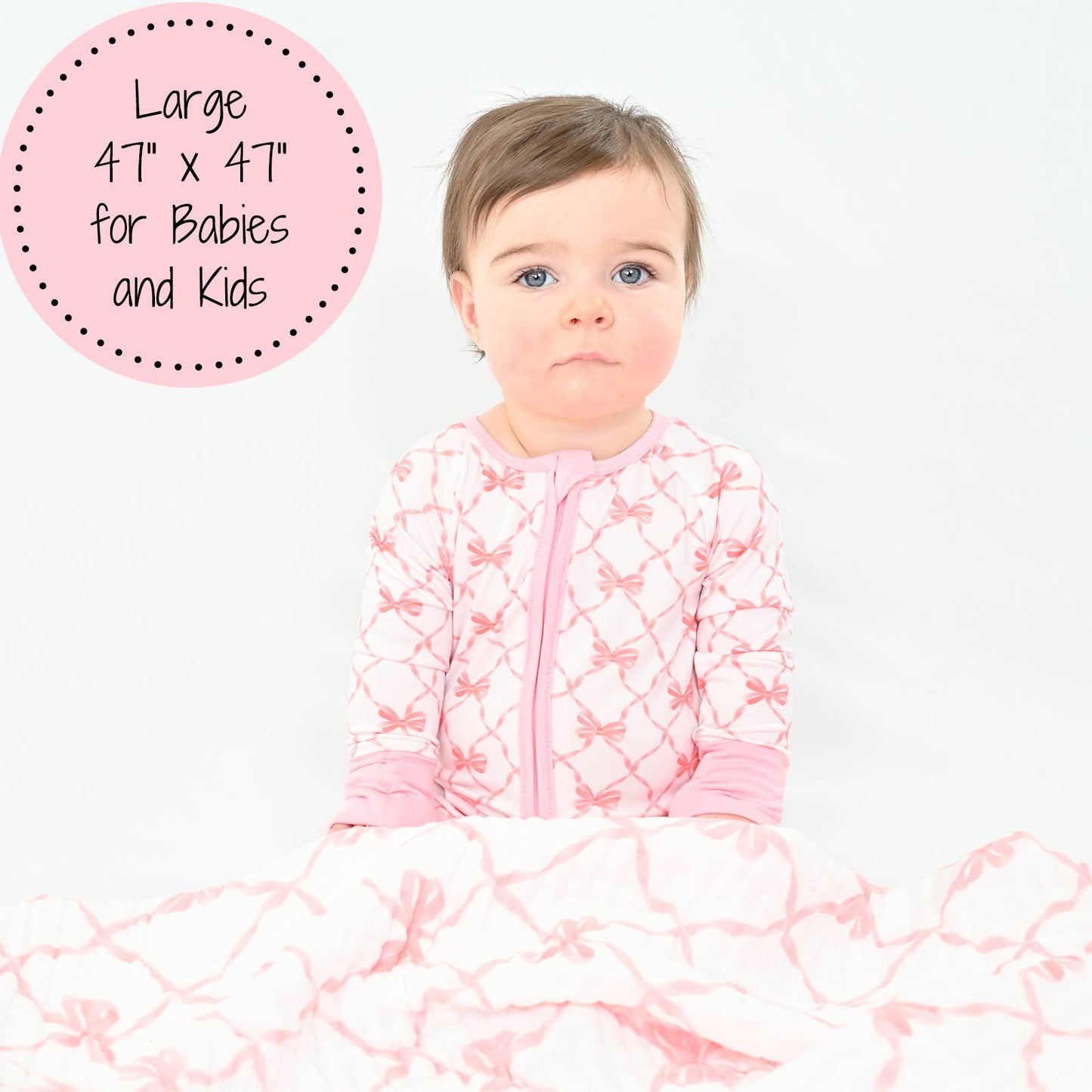 Muslin Quilt Baby & Kids Blanket Beautiful Bows
