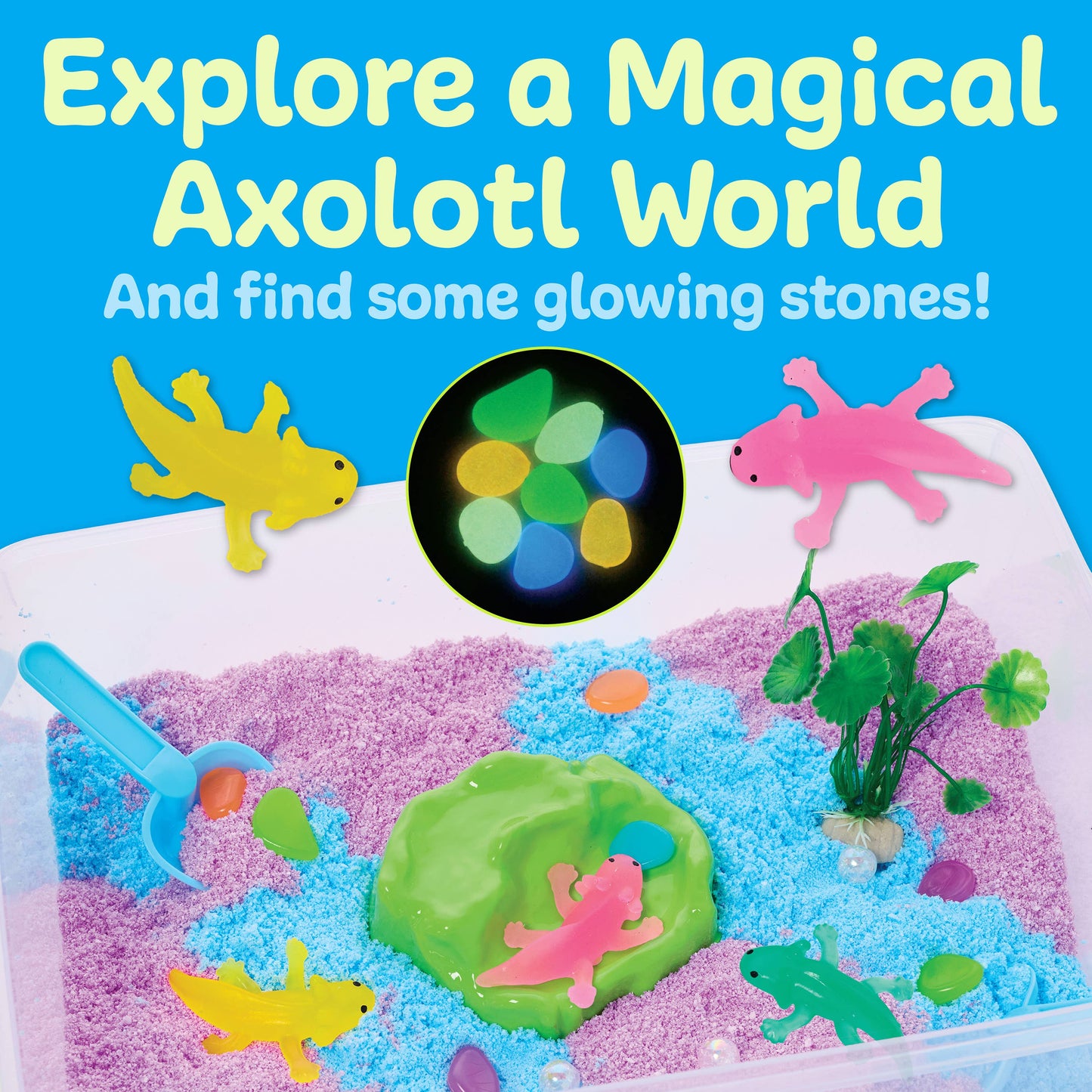 Sensory Bin Axolotl Activity Bin for Kids