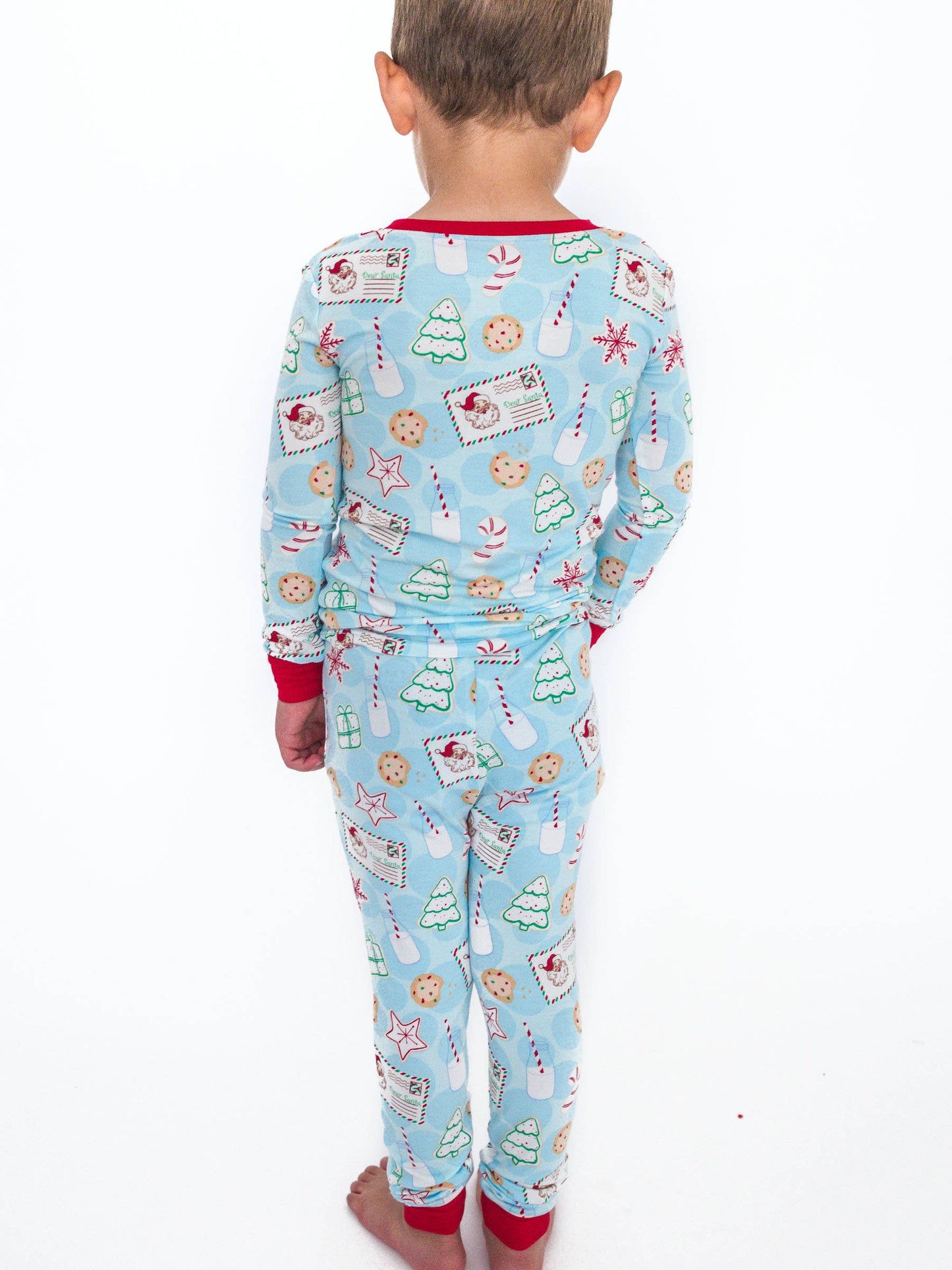 SoftSnooze™ Kids Bamboo Viscose Santa Sweets Long Sleeve Pajama Set