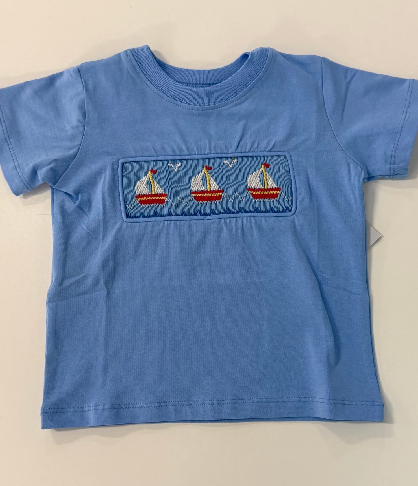 At sea smocked shirt