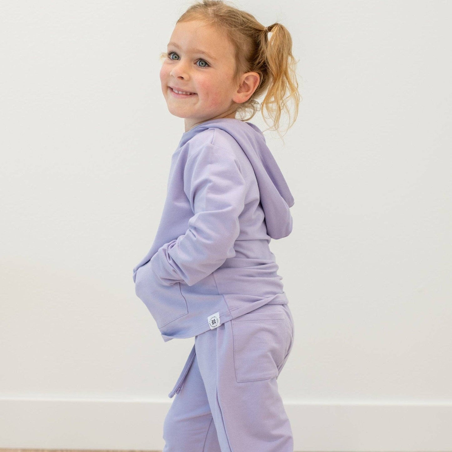 Hooded Jogger Set lavender