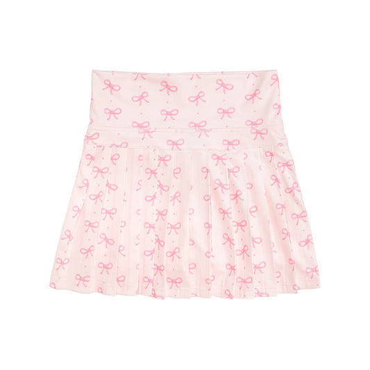 Pink Bow Athletic Skort - Childrens Clothing