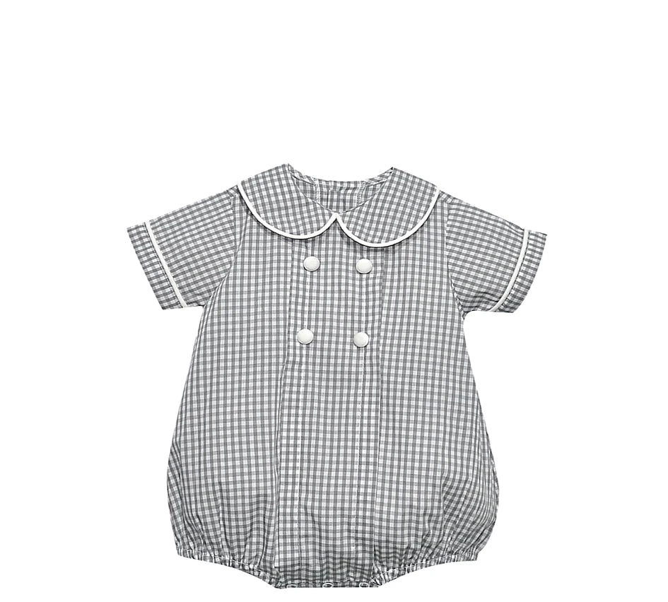 Kennedy Boy Bubble - Gray