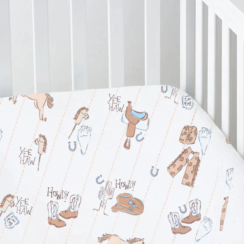 Rodeo Nursery Crib Sheets
