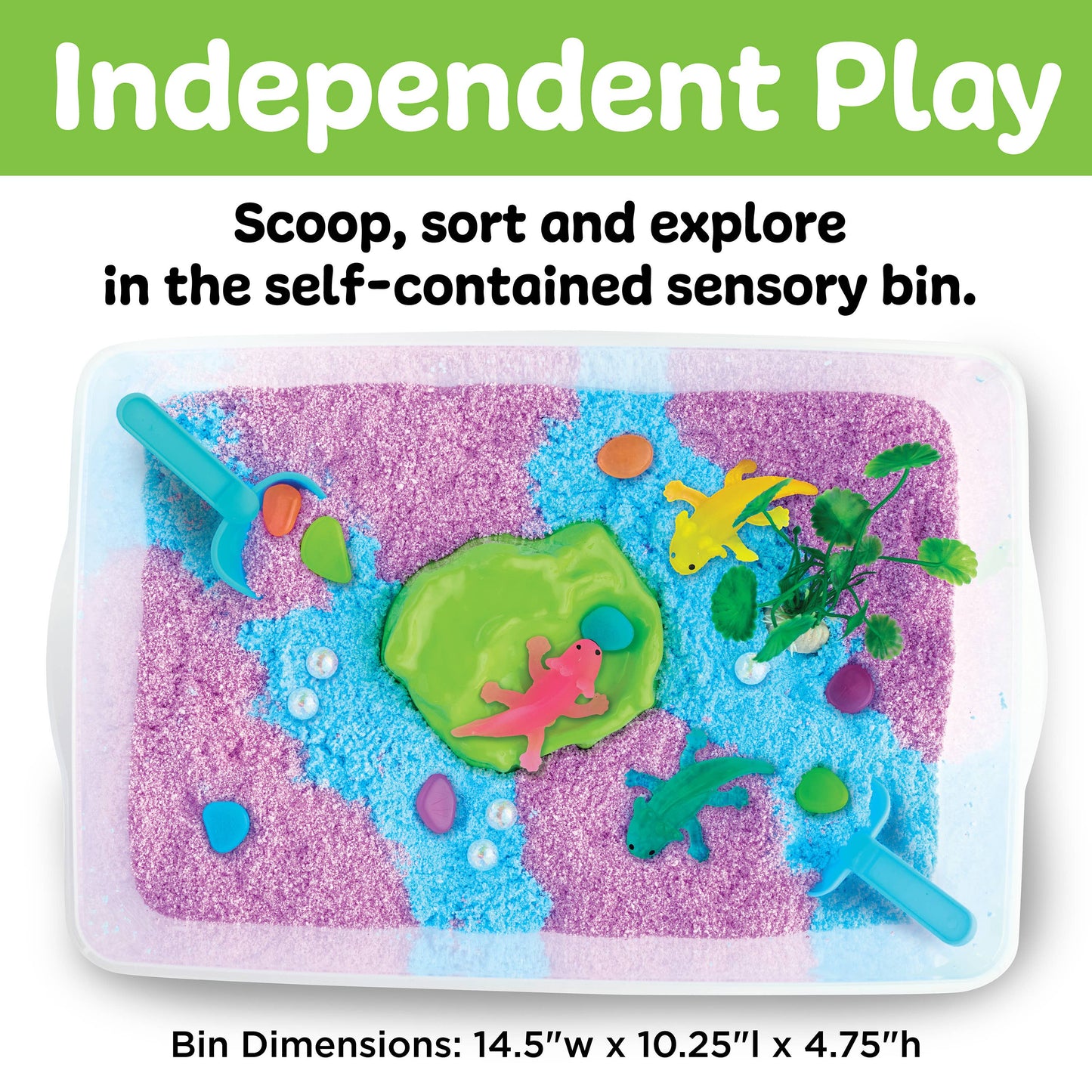 Sensory Bin Axolotl Activity Bin for Kids