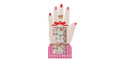 Pink Christmas Nails & Jewelry Set