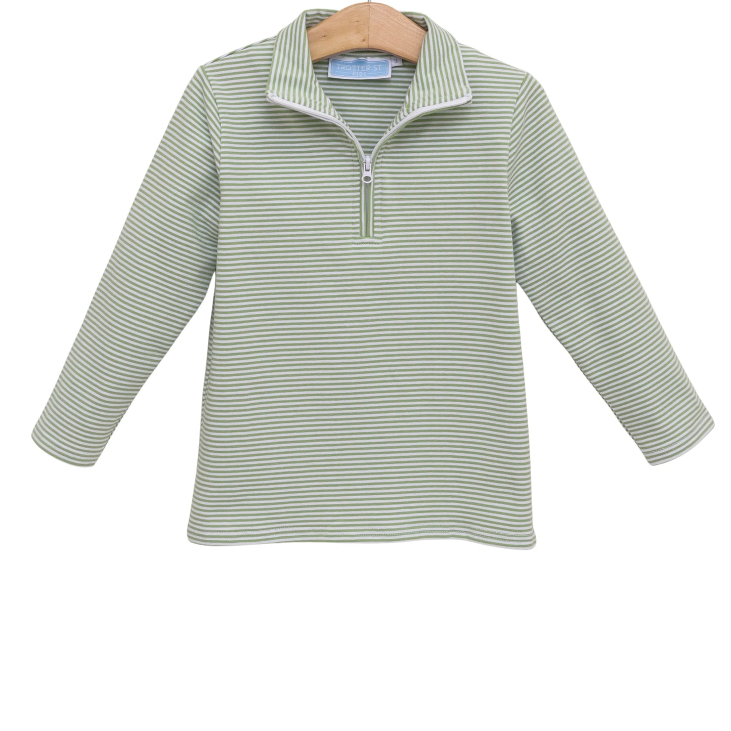 Tucker Pullover- Green Stripe