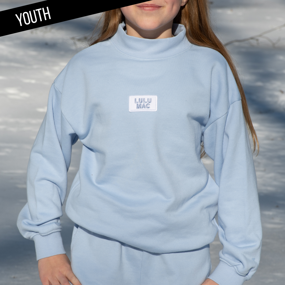 KD-TP-1001 KID LONGSLEEVE TERRY CLOTH TOP-LIGHT BLUE