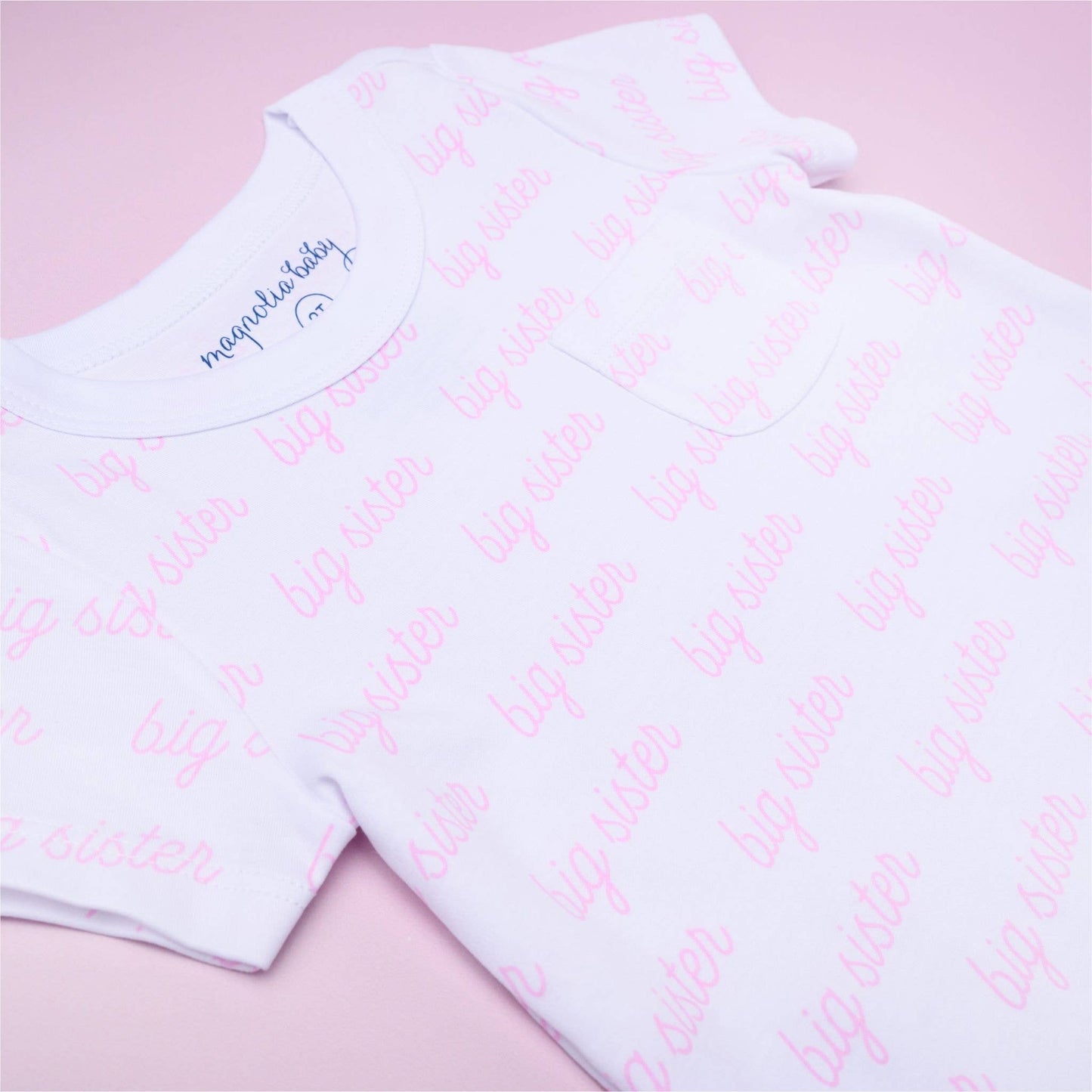 Big Sister Print Short Sleeve Nightdress