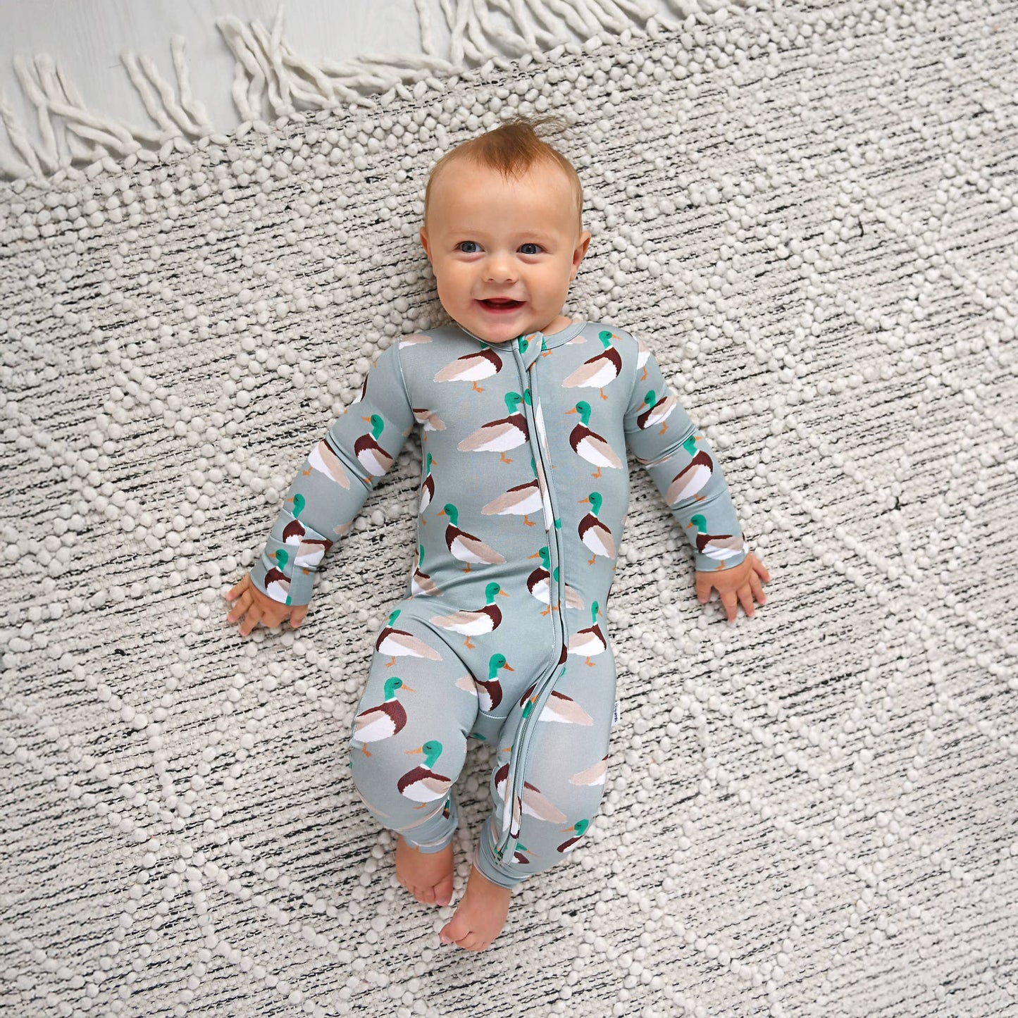 Wilder Duck ZIP Bamboo Baby Sleepies Little