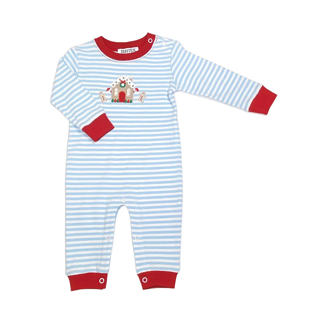 Gingerbread boy romper