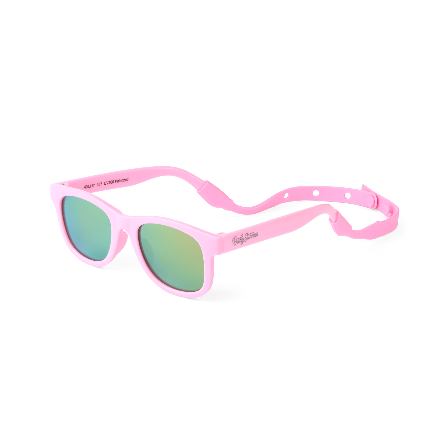 Polarized Baby Sunglasses with Strap 0-24 Months – Barbie Pink