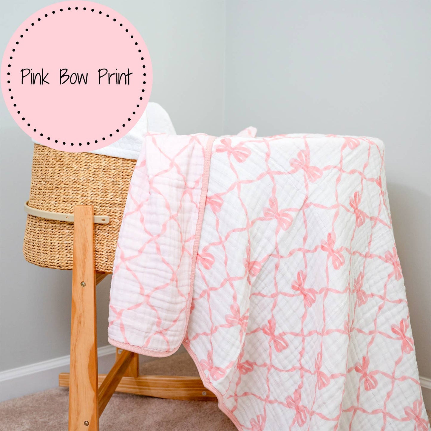 Muslin Quilt Baby & Kids Blanket Beautiful Bows