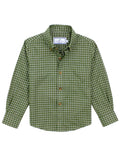 Boys woodland sportshirt cypress needle
