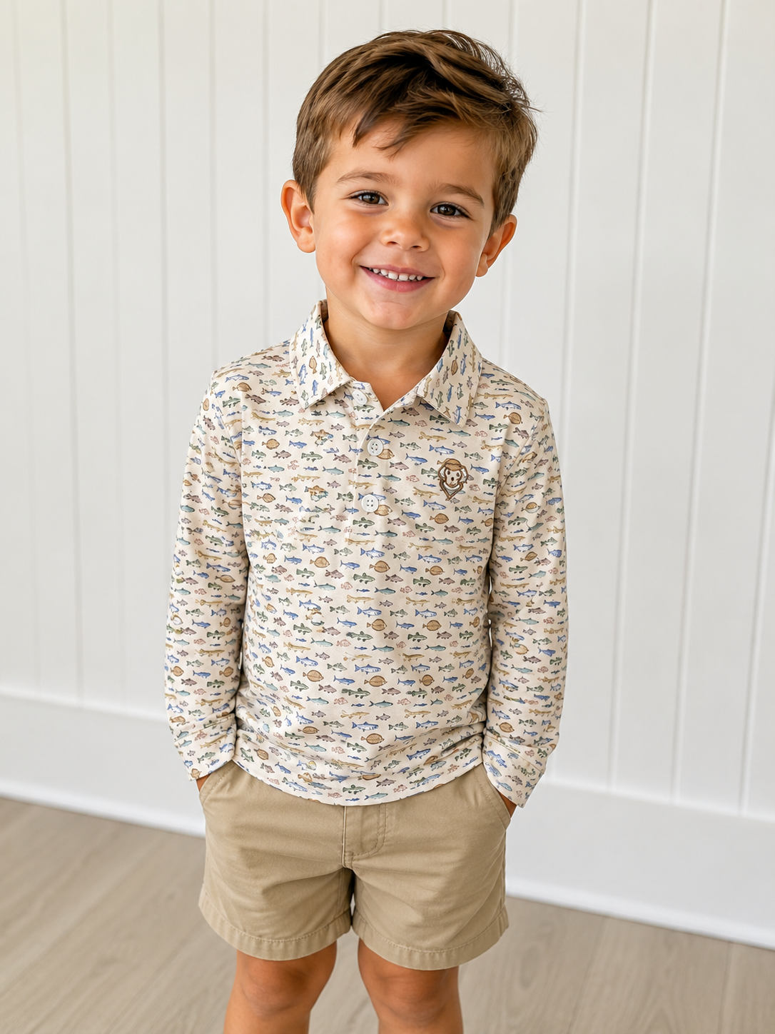 Damian LS Shirt-Fish