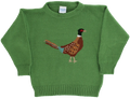 Crew neck sweater pheasant sage