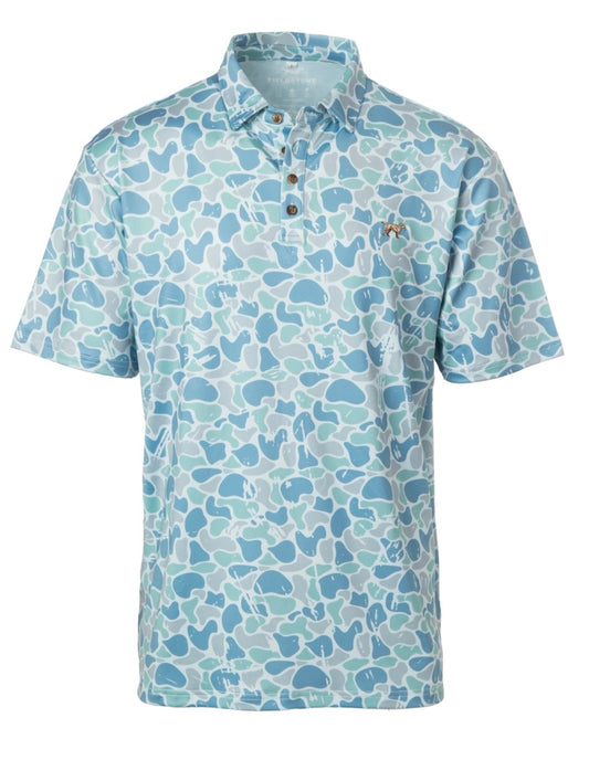 Saltwater Camo Polo