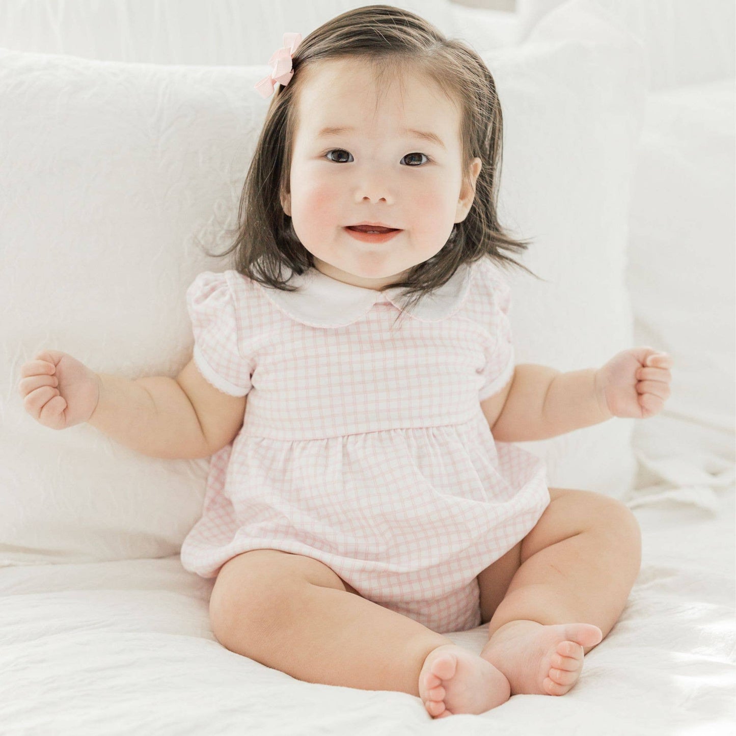 Peek-A-Boo Wishes Collared Bubble - Pink