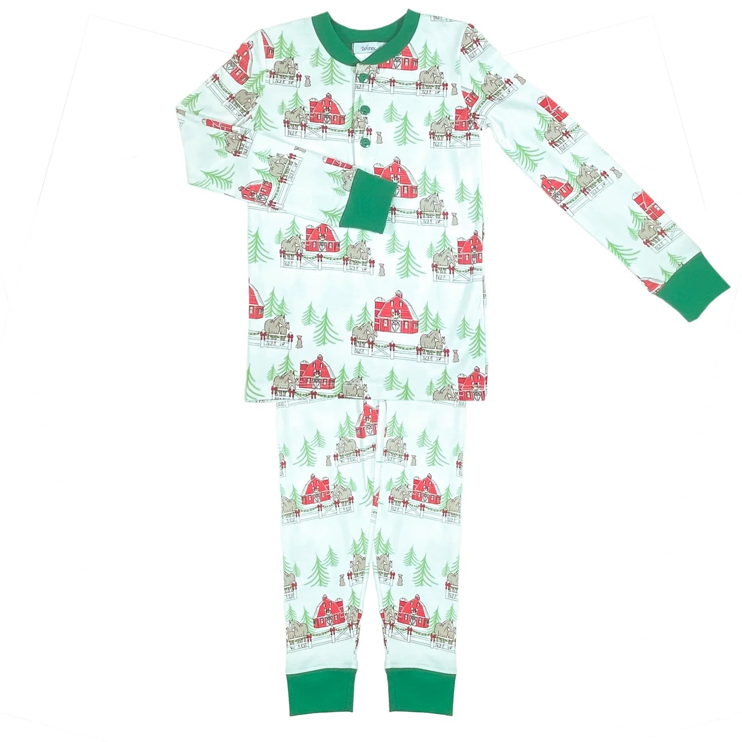 Christmas farm pajamas