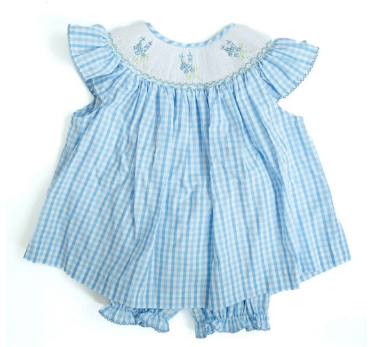 Bluebonnets Annabelle bloomer set