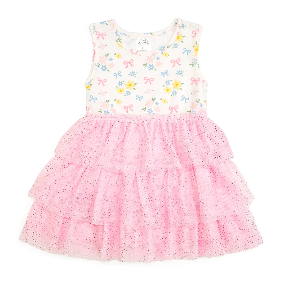 Sweet Floral Tank Tutu Dress - Girls Clothes - Spring