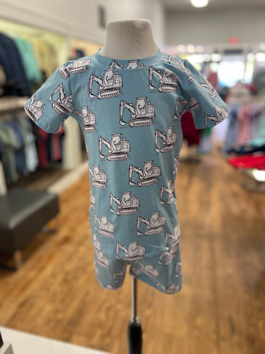 Excavator pajama set