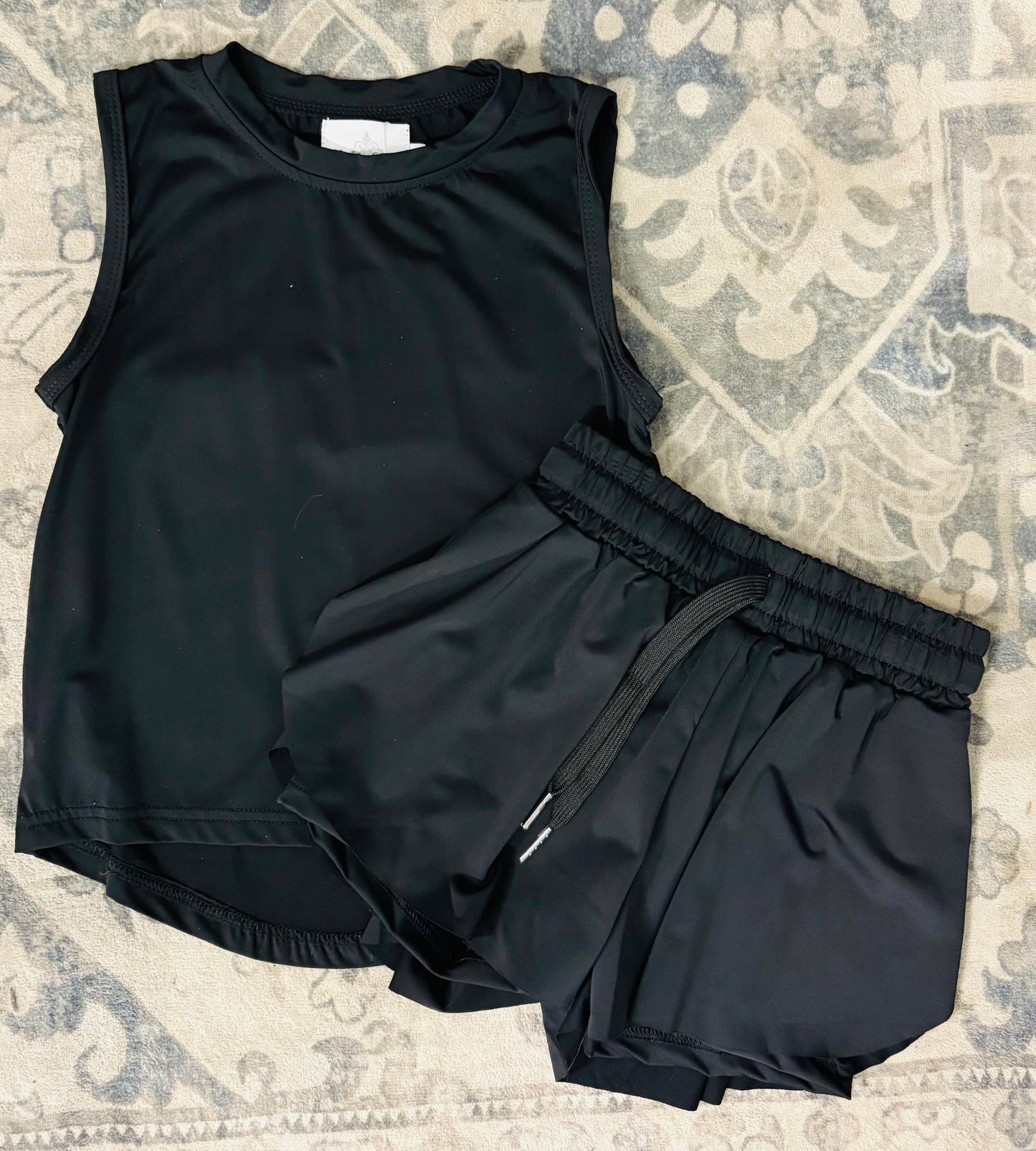 Black High Low Butterfly Sets