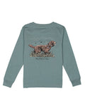 Boys Boykin ls steel blue