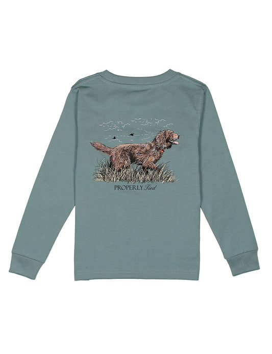 Boys Boykin ls steel blue