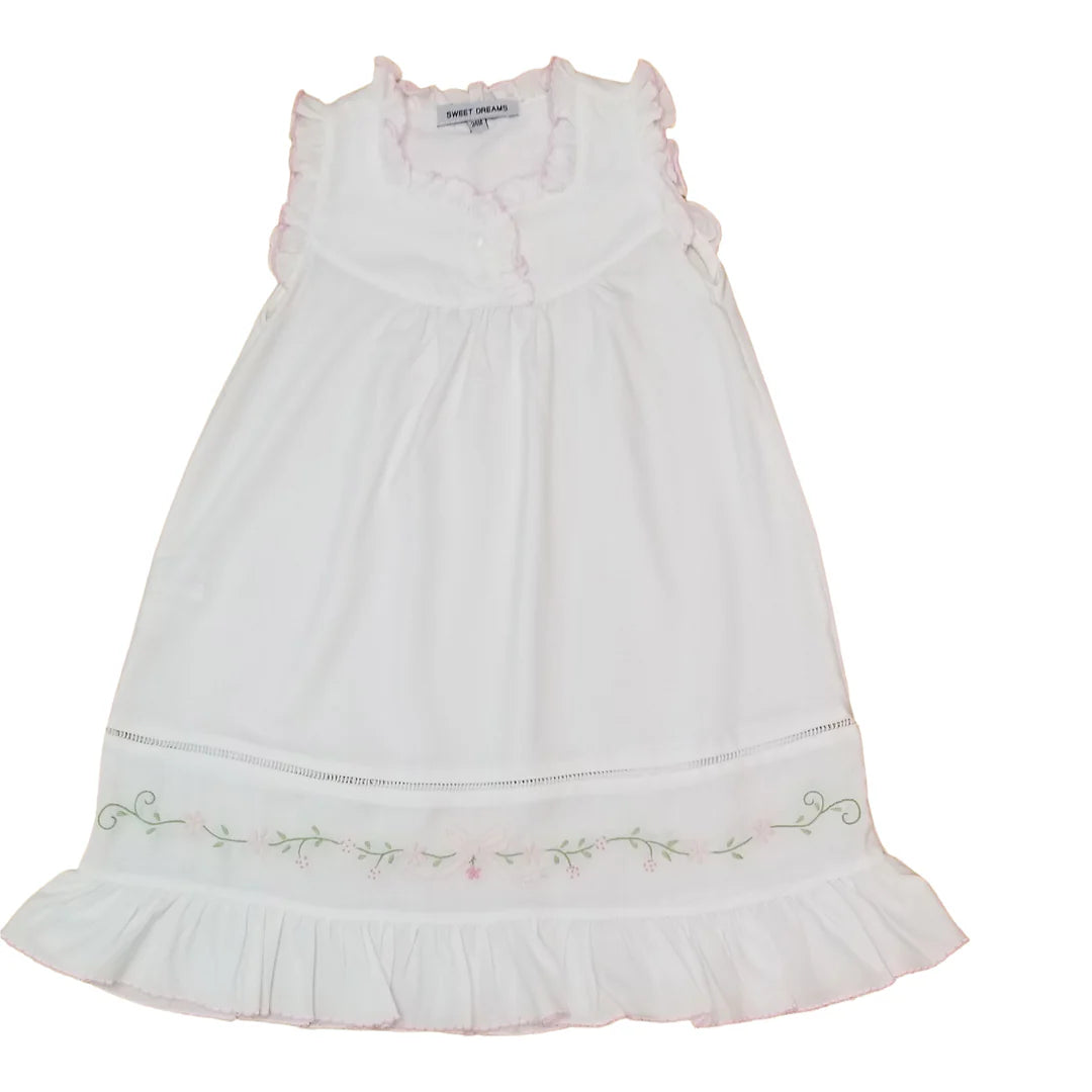 White Spring Bow Gown